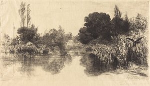 Étang de Shere Mill (La plus grande plaque) - Francis Seymour Haden