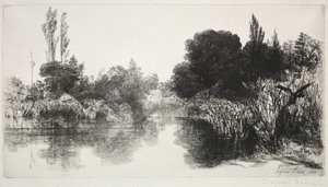 Shere Mill Pond, No. 11 La Grande Planche, 1860 et plus tard - Francis Seymour Haden