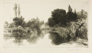Étang de Shere Mill, n° II (grande planche) - Francis Seymour Haden