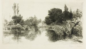 Étang de Shere, n° II (grande planche) - Francis Seymour Haden