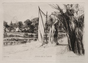 Thames Ditton - Avec une voile, 1864