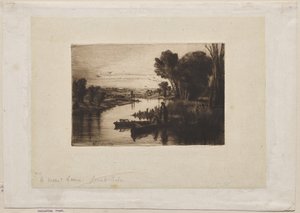 Pêcheur de la Tamise - Francis Seymour Haden