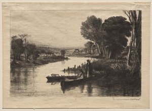Pêcheurs de la Tamise (Première planche) - Francis Seymour Haden