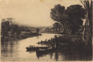 Pêcheurs de la Tamise - Francis Seymour Haden