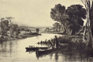 Pêcheurs de la Tamise No.1 - Francis Seymour Haden