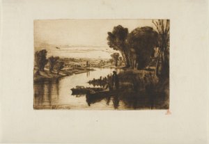 Pêcheurs de la Tamise, No. I - Francis Seymour Haden