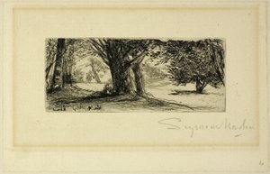 Les champs de houx - Francis Seymour Haden