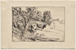Le donjon - Francis Seymour Haden