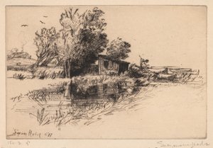 La Petite Maison de Bateau, 1877 - Francis Seymour Haden