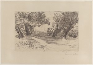 La Promenade des Amoureux, No. I - Francis Seymour Haden