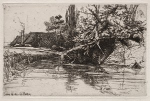 La Maison du Fossé, 1865 - Francis Seymour Haden
