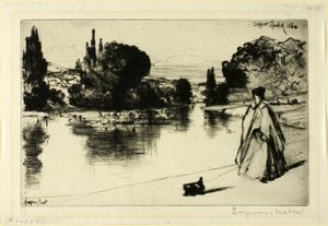 Le chemin de halage - Francis Seymour Haden