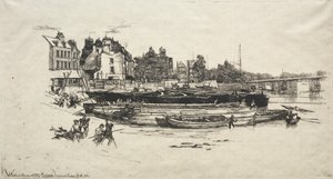 Maison de Whistler à Old Chelsea, 1863 - Francis Seymour Haden