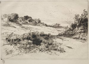 Colline du moulin à vent, n° 1 - Francis Seymour Haden