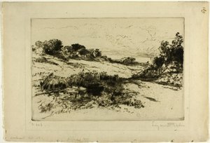 Colline du Moulin à Vent, No. I - Francis Seymour Haden