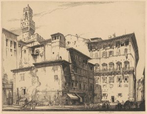 Le Municipio, Florence - Francis Sydney Unwin