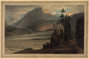 Dans la vallée des Grisons, 1781 - Francis Towne