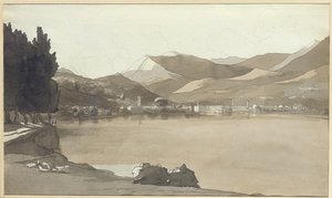 Ville de Lugano, Suisse, 1781