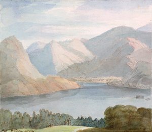 Ullswater depuis Gowbarrow Park - Francis Towne