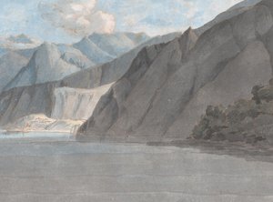 Vue du lac de Côme avec Monte Leoni, 27 août 1781