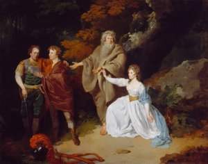 Une scène de La Tempête de Shakespeare, 1787
