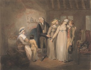 Olivia retourne à sa famille - Francis Wheatley