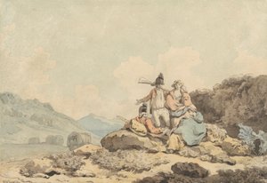 Soldats et paysannes - Francis Wheatley