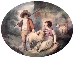 La petite bergère - Francis Wheatley