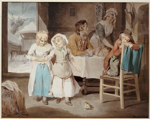 Le rouge-gorge apprivoisé, 1794 - Francis Wheatley