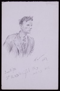 Portrait du Dr DWD Wright - Francis Wilfred Lawson