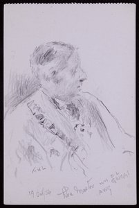 Portrait de FL Griggs - Francis Wilfred Lawson