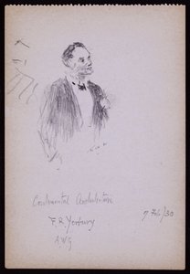 Portrait de FR Yerbury - Francis Wilfred Lawson