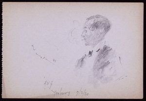 Portrait de FR Yerbury - Francis Wilfred Lawson