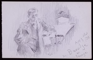 Portrait de FV Burridge - Francis Wilfred Lawson