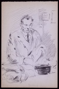 Portrait de Gilbert Bayes - Francis Wilfred Lawson