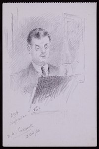 Portrait de HB Cresswell - Francis Wilfred Lawson