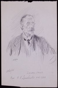 Portrait de HV Lanchester - Francis Wilfred Lawson