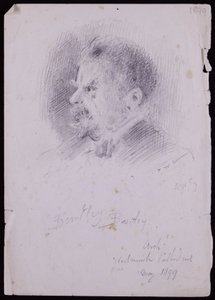 Portrait de JF Bentley - Francis Wilfred Lawson