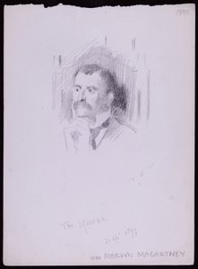 Portrait de Mervyn Macartney - Francis Wilfred Lawson