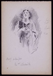 Portrait de Mme Arundel Esdaile - Francis Wilfred Lawson