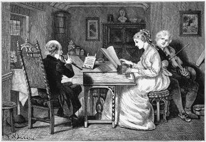 Faire de la musique, Londres, 1874