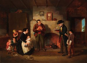 Le recensement - Francis William Edmonds