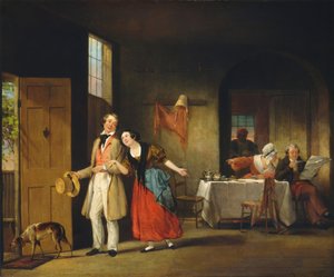 Le cousin timide - Francis William Edmonds