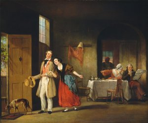 Le cousin timide, vers 1841-1842 - Francis William Edmonds