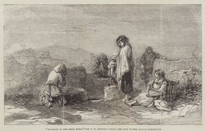 Pèlerins au Puits Saint - Francis William Topham