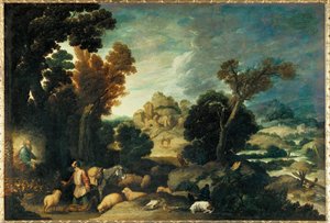Le buisson ardent - Moïse et le buisson ardent ...
