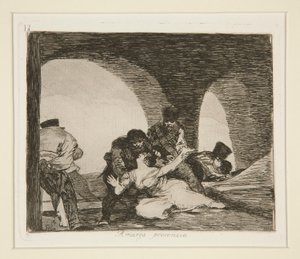 Amarga presencia (Difficile à supporter), pl. 13 de Los desastres de la guerra (Les désastres de la guerre) - Francisco de Goya
