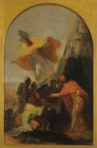 Apparition de Saint Isidore au Roi Ferdinand le Saint devant les murs de Séville