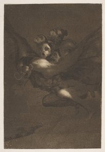 Bon Voyage, de Los Caprichos, planche 64 - Francisco de Goya