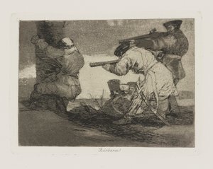 Bárbaros!, pl. 38 de la série Los desastres de la guerra